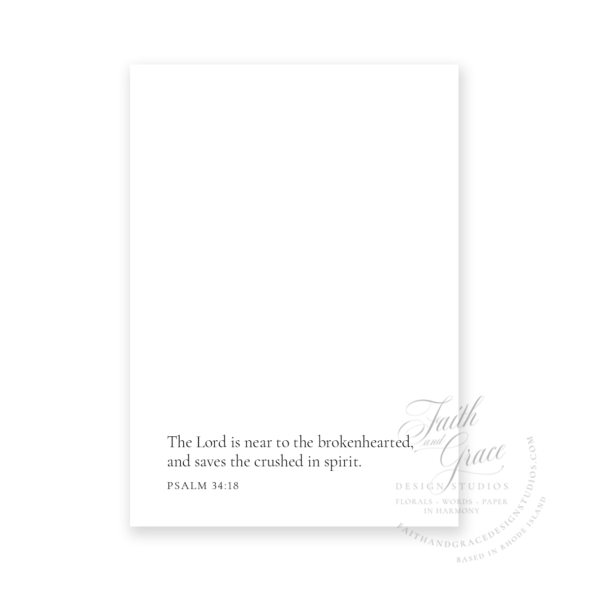 Faith and Grace Design Studios - Wholesale Sympathy Card - I'm Sharing in Your Sadness Religious Sympathy Card1