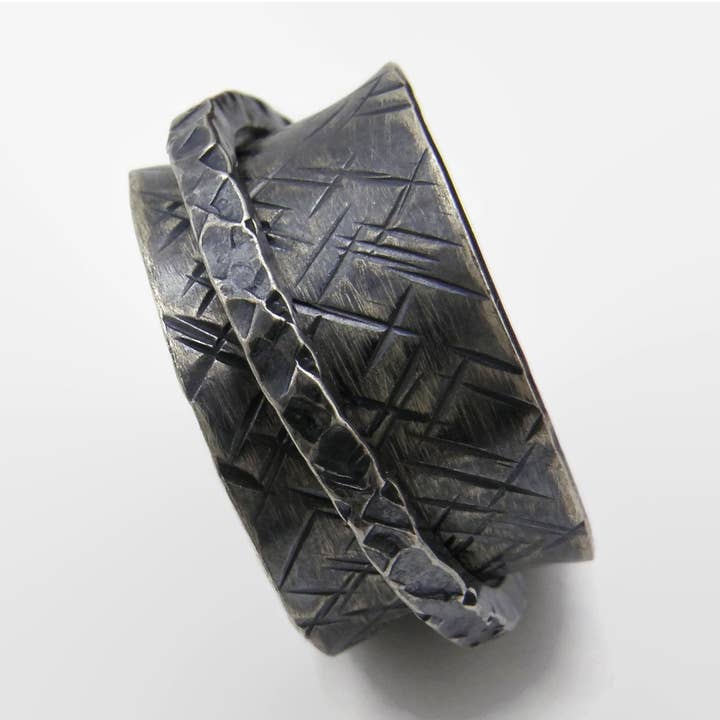 Chunky Spinner Ring for wholesale by The Silversmith Jewelry