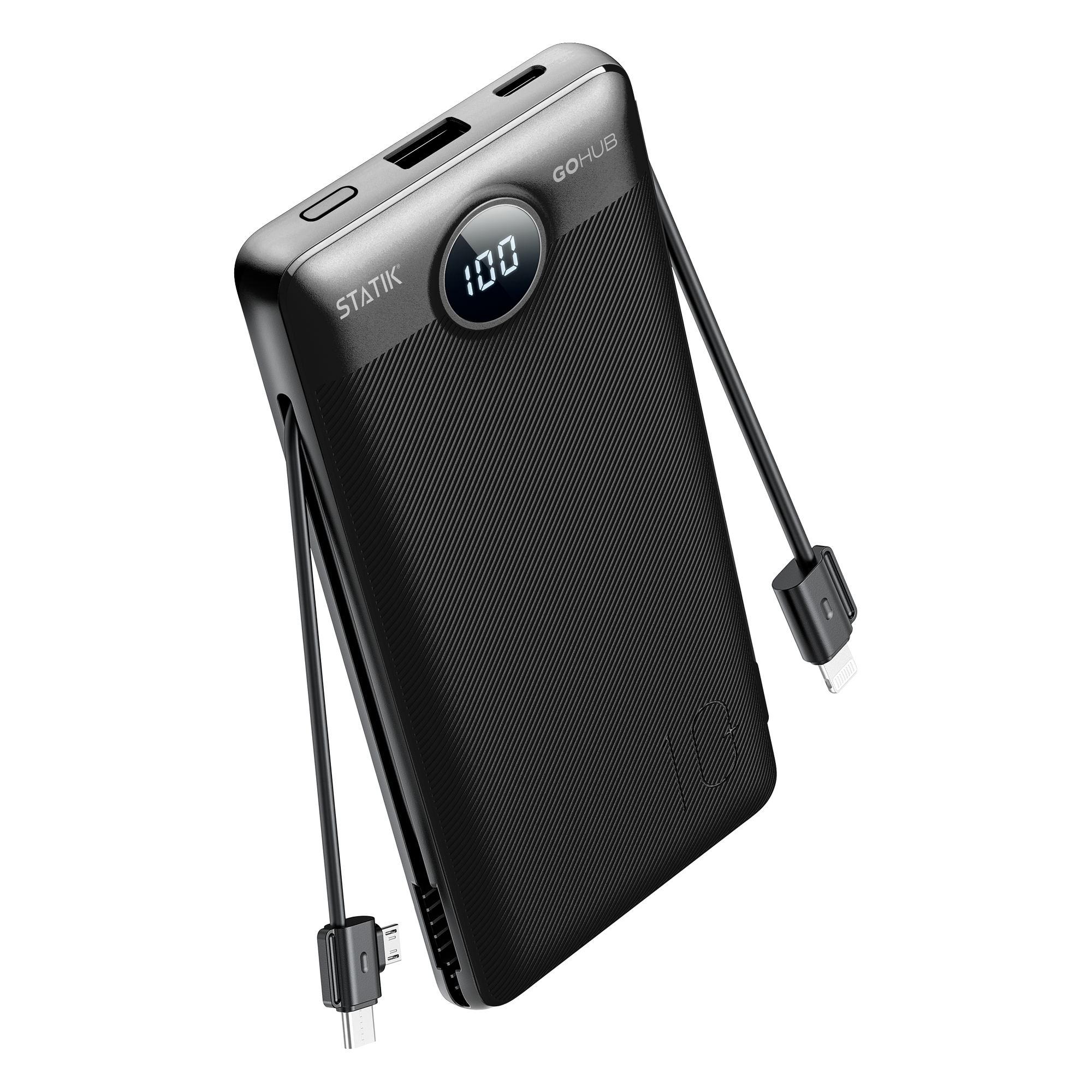 KeySmart / STATIK - Vente Chargeurs portables - GOHUB™ | Batterie externe et chargeur 3 en 1 de 10 000 mAh0