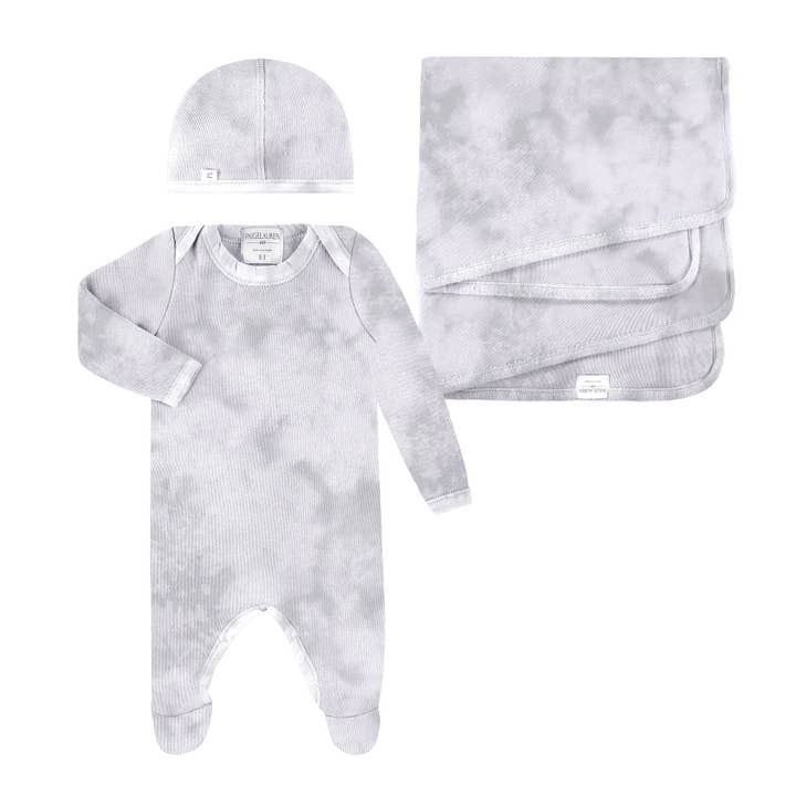 Welcome Home Eco-Marble Hacci 3 pc Sets for wholesale by PAIGELAUREN baby & toddler