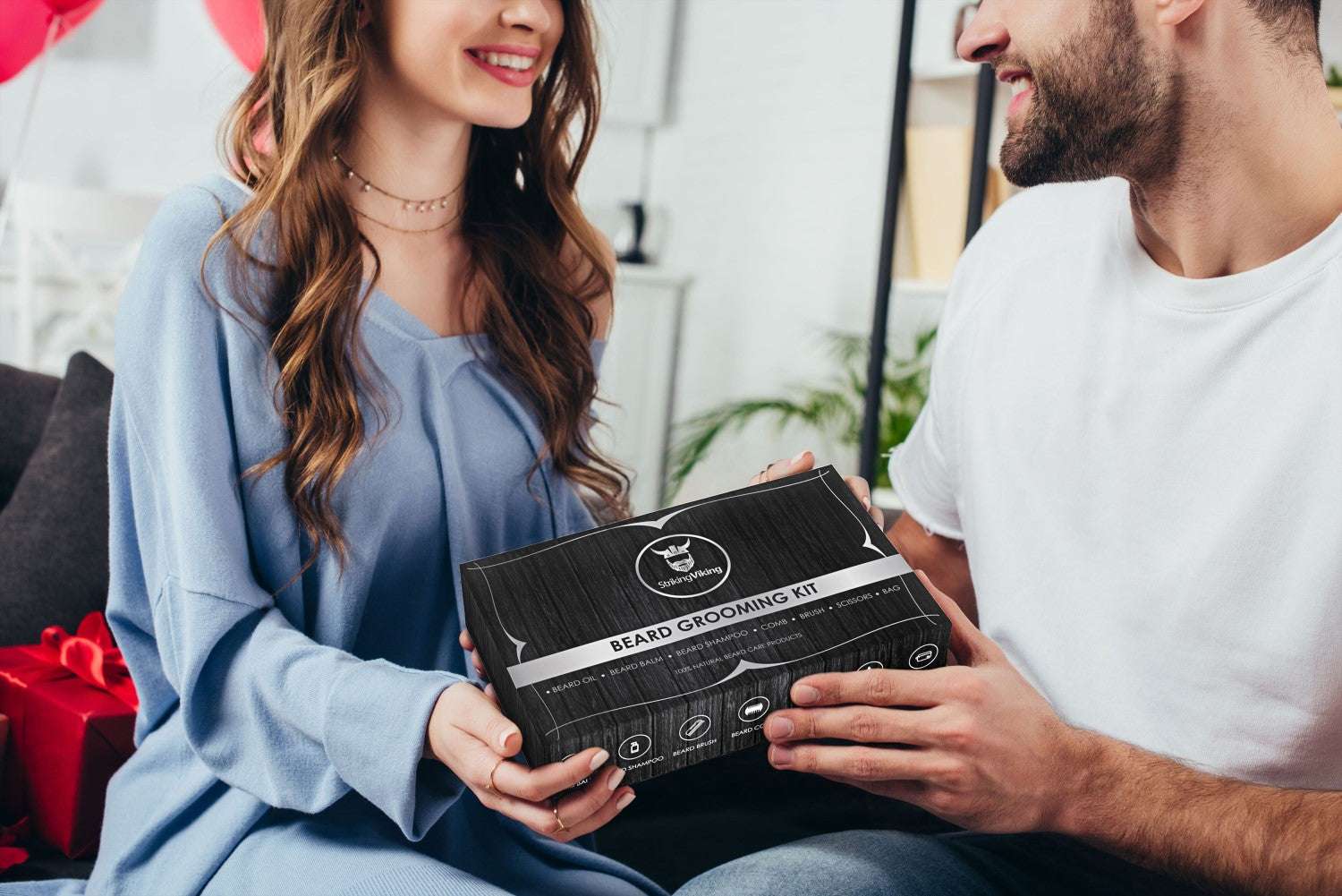 Striking Viking - Wholesale Beard Styling Product - Beard Grooming Kit with Toiletry Bag1