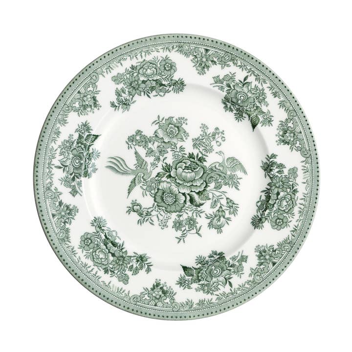 Dark Green Asiatic Pheasants Medium Plate for wholesale by Burleigh