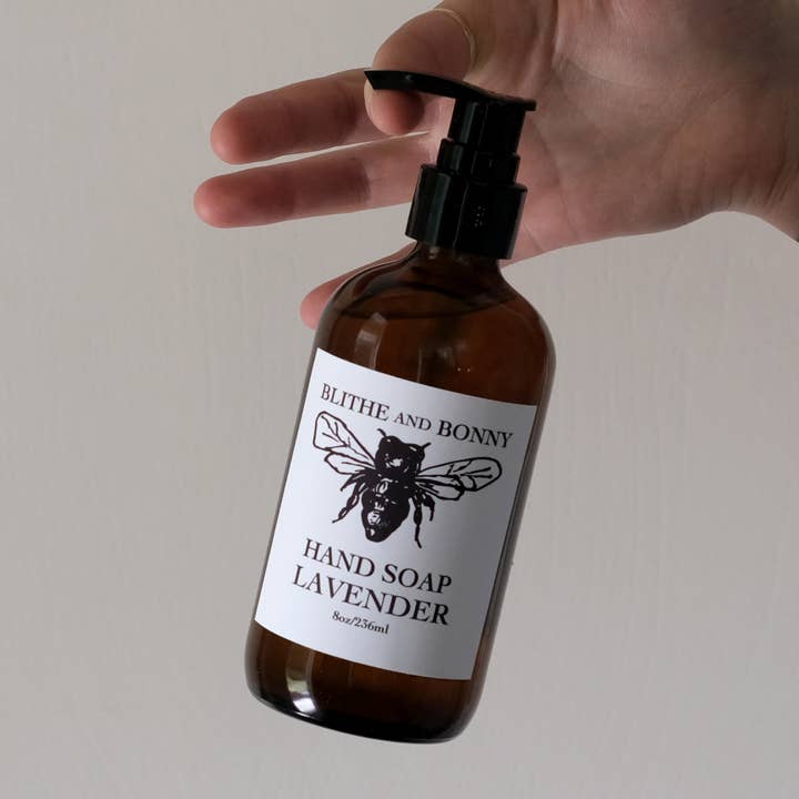 Liquid Hand Soap for wholesale by Blithe and Bonny
