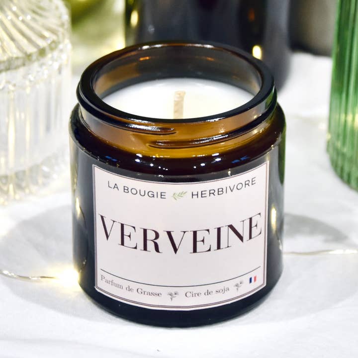 Candela profumata Verbena 90g | LA BOUGIE HERBIVORE per la vendita all'ingrosso da parte di LA BOUGIE HERBIVORE