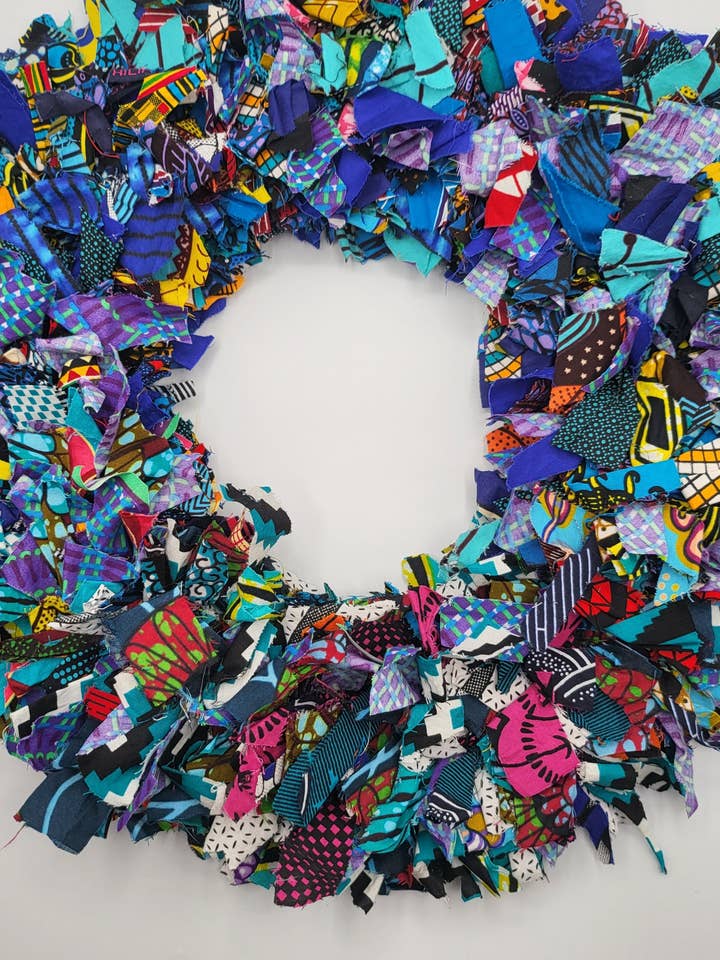 Recycled xmas wreath for wholesale by Mbabazi House Of Style