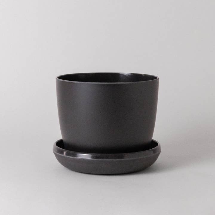 Kanso Designs - Wholesale Plant Pot - 7" Bamboo Fibre Planter Pot (Black)