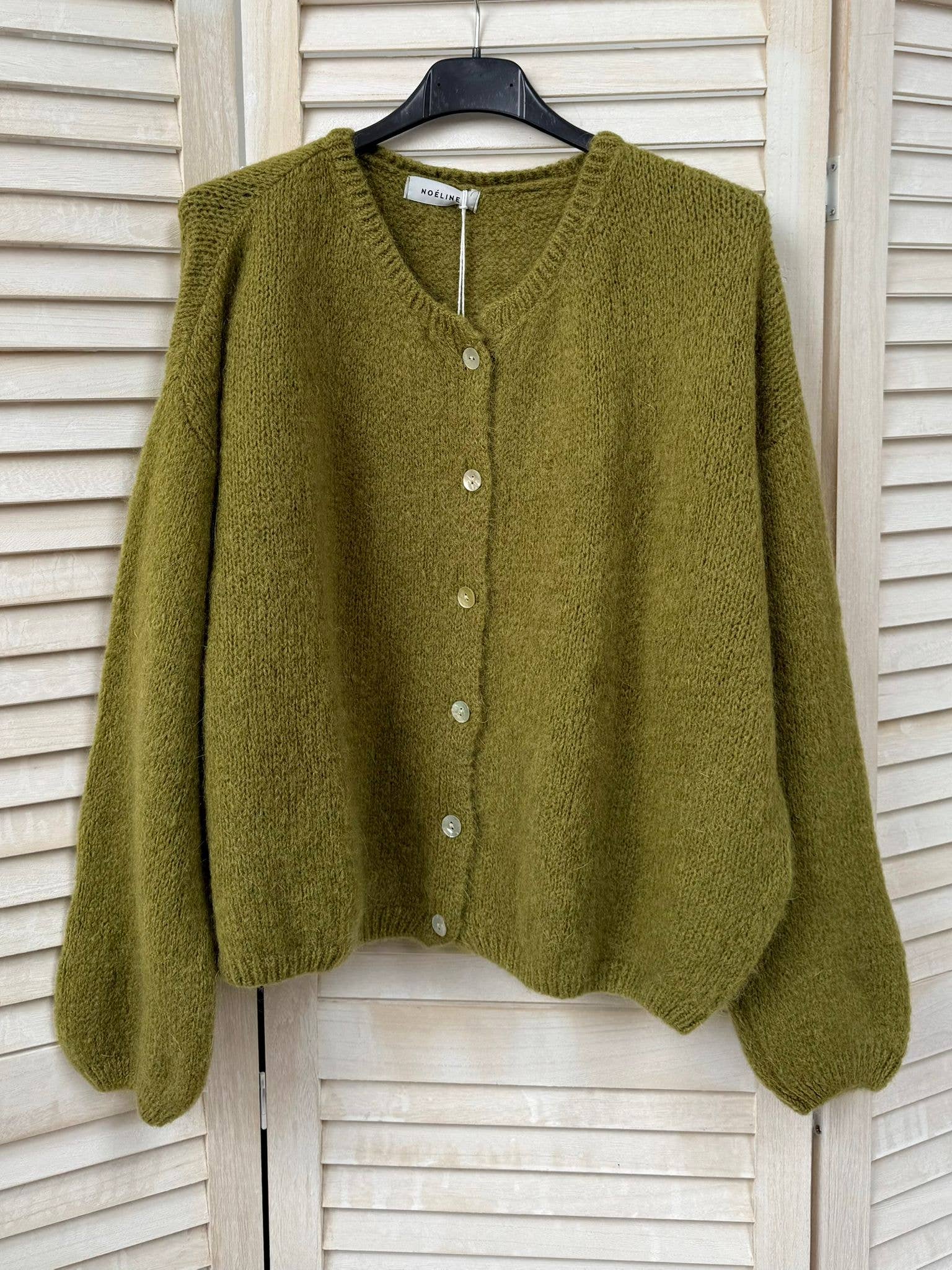 NOELINE - Wholesale Cardigan - Women's - Kid mohair and wool vest 753521