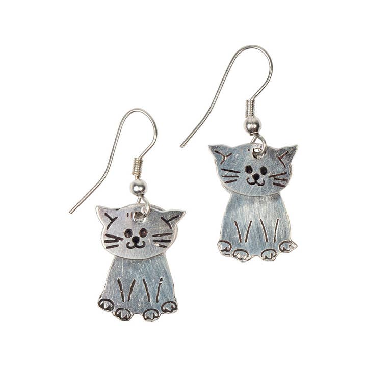Ten Thousand Villages - Wholesale Dangle Earrings - Kitty Earrings