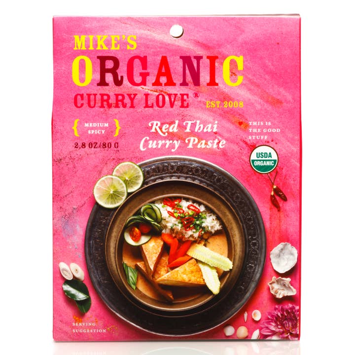 Mike's Organic Curry Love - Wholesale Chili Paste - ORGANIC Red Thai Curry Paste