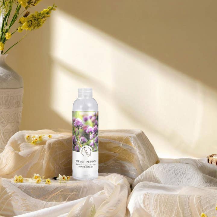 Pretty Valley Home - Wholesale Fragrance Oil - 200ml Fragrance Diffuser Refill Oil - Velvet Petunia