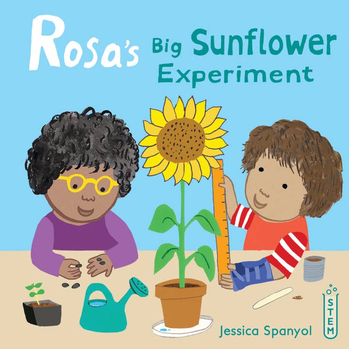 Rosa's Big Sunflower Experiment (8x8 Edition) for wholesale by Child's Play Inc.