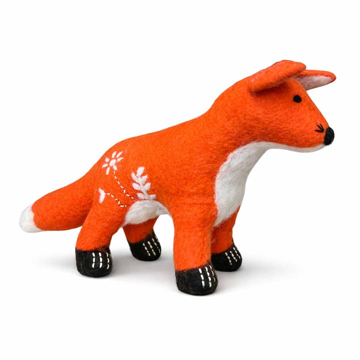 Hamro Village - Wholesale Decorative Figurine - Felt Fox Earth Mama