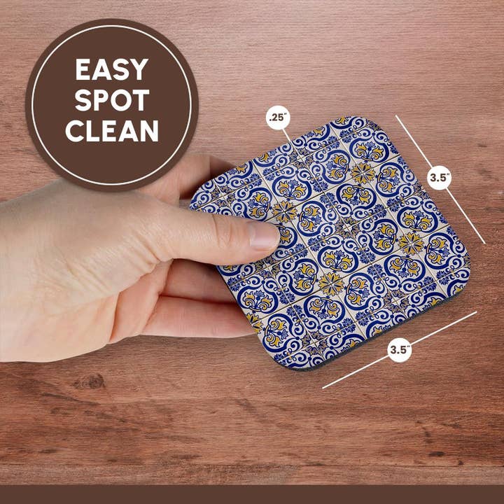 3dRose - Wholesale Coasters - 3dRose, Portugal, Caminha. Hand painted azulejos tiles on a building. 1, Coaster13