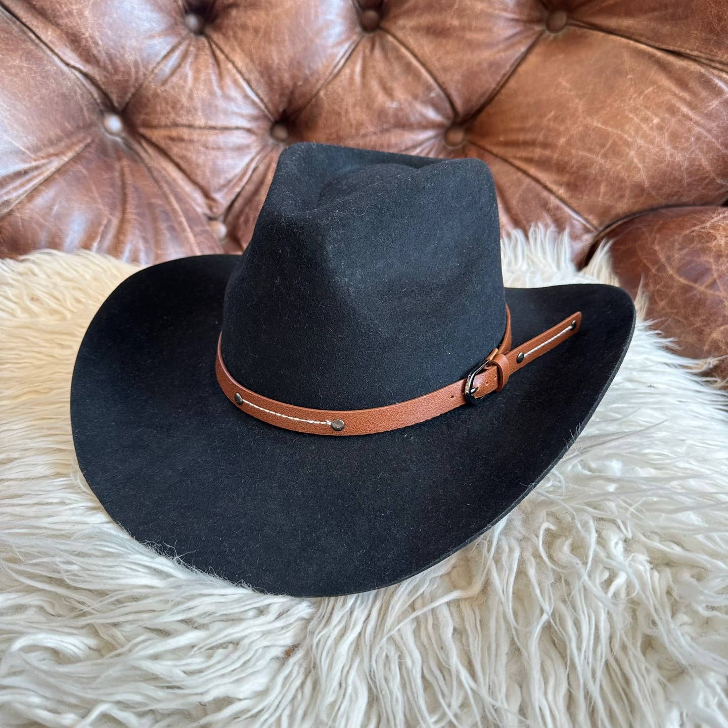 Bella Betty - Wholesale Cowboy Hat - Women's - Premium cowboy hat  Australian wool With Leather Belt 10