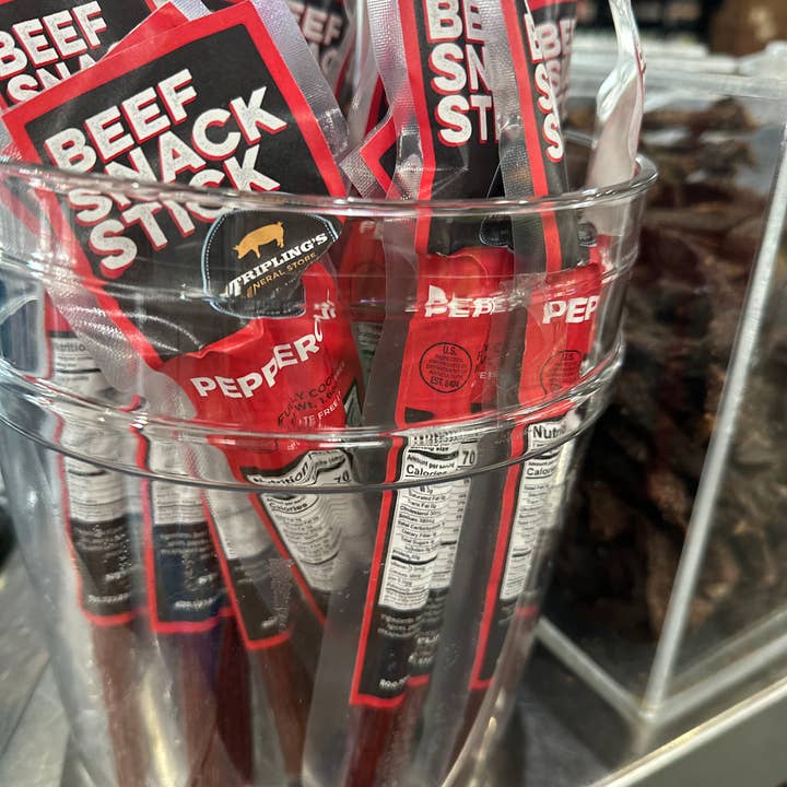 Stripling's General Store - Wholesale Jerky - 1.6oz Pepperoni Beef Snack Sticks2