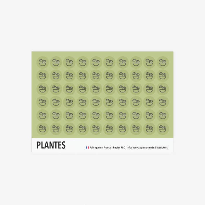 De stickers "Planten" voor wholesale door My 365