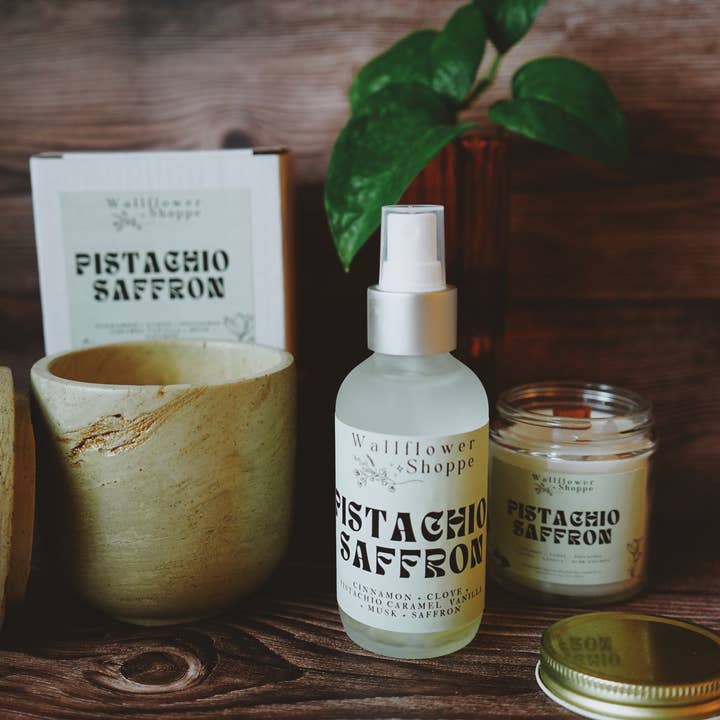 The Wallflower Shoppe - Wholesale Jar/filled candle - Pistachio Saffron8