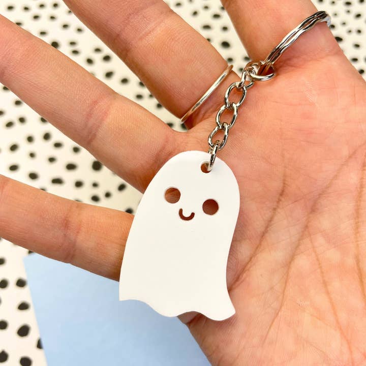 Ghost nøglering for engroshandel hos Plastic Moon