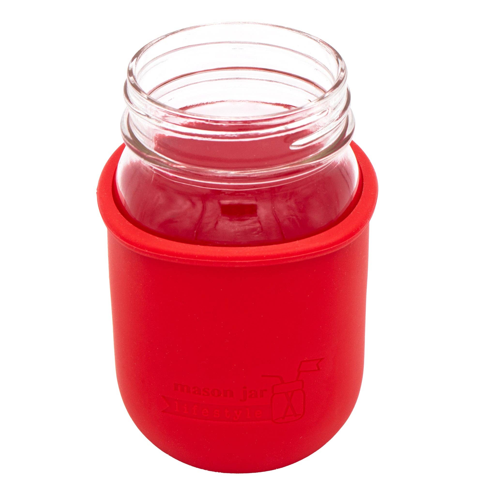 Mason Jar Lifestyle - Wholesale Drink Huggers & Koozies - Silicone Sleeve for Regular Mouth Pint 16oz Mason Jars9