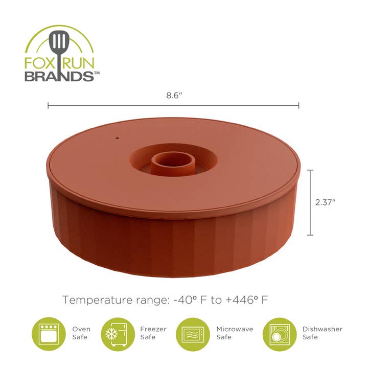 Fox Run Brands - Vendita all'ingrosso Padelle - Fox Run, scalda-tortilla in silicone e vaporiera, 8,6 x 8,6"1