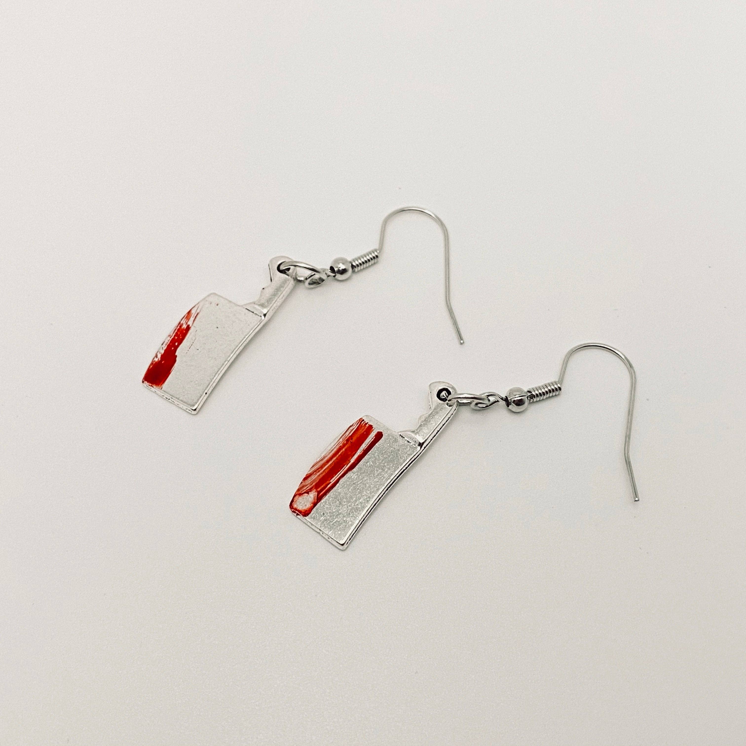 Mio Queena - Wholesale Dangle Earrings - Terror Halloween Dress Up Blood Earrings1