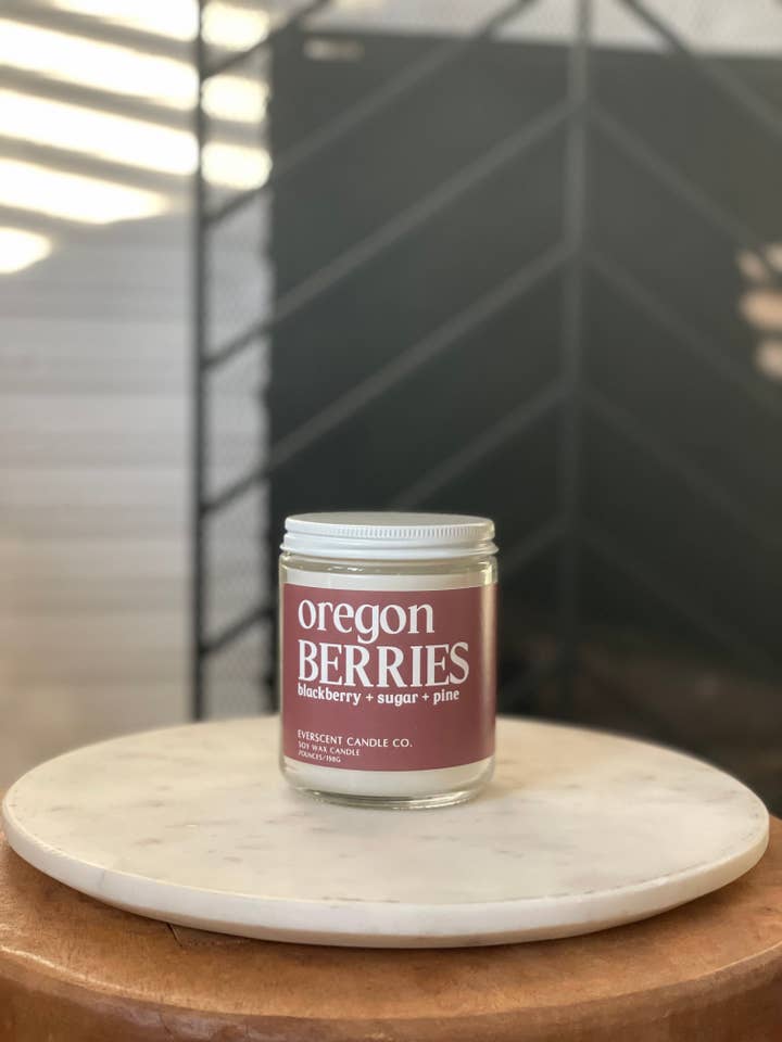 Oregon Berries Candle/Blackberry Candle/Sweet Candle for wholesale by Everscent Candle Co.