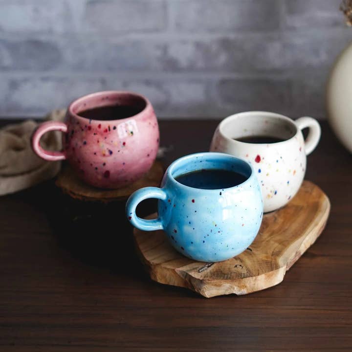 CerAmor Cerâmica - Vente Tasse à café - Mug arc-en-ciel1