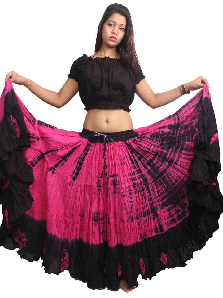 Wevez - Wholesale Skirt - Women's - American Tribal Style 25 Yards Cotton Renaissance skirt12