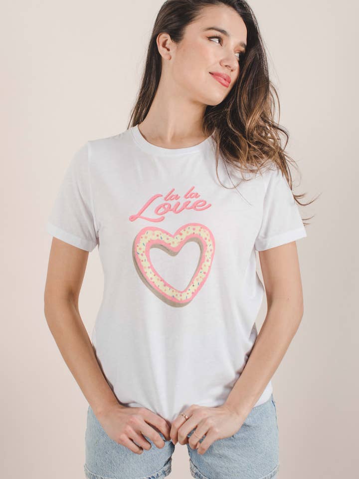 Valentine’s La La Love Graphic Tee for wholesale by Space 46 Wholesale