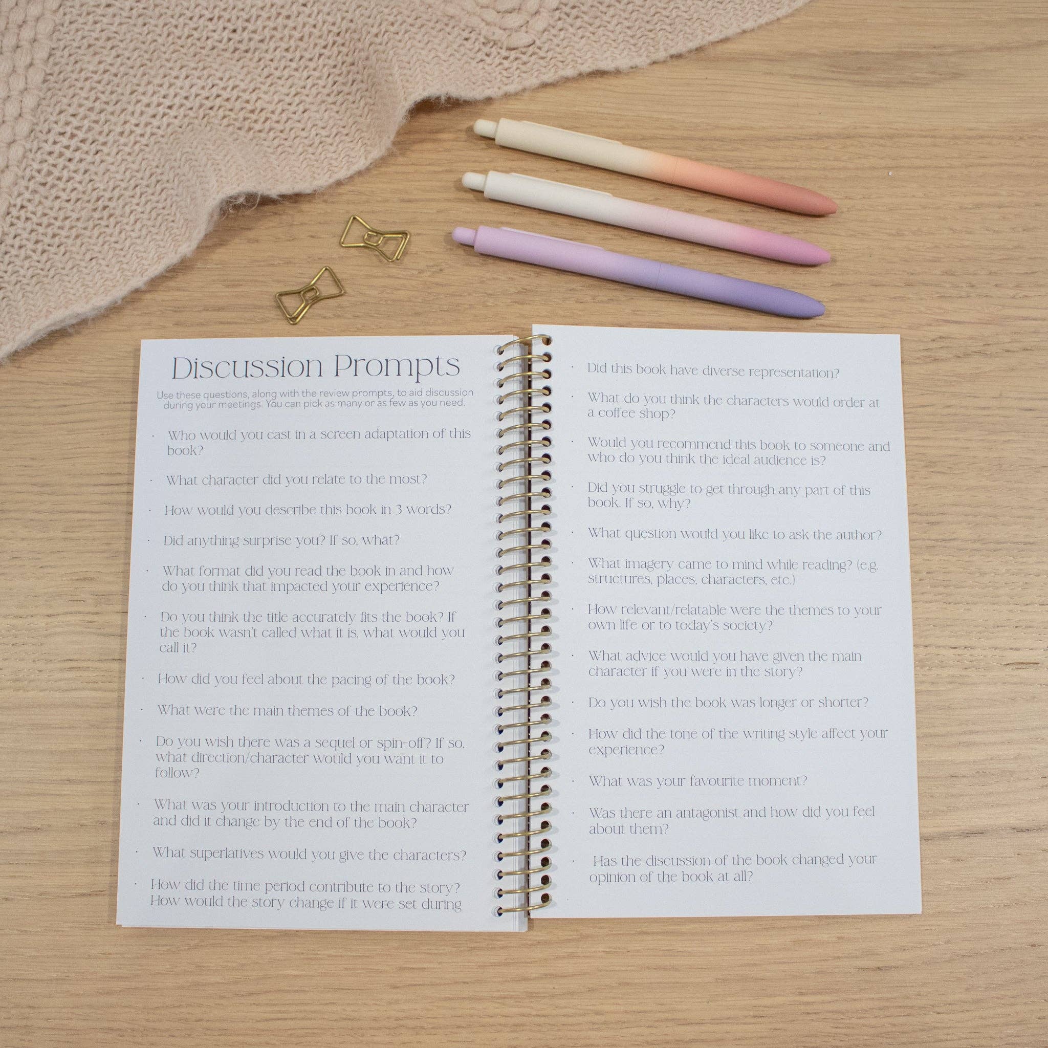 Little Inklings LTD – Großhandel Tagebuch – Buchclub-Journal - Schwarz und Gold6