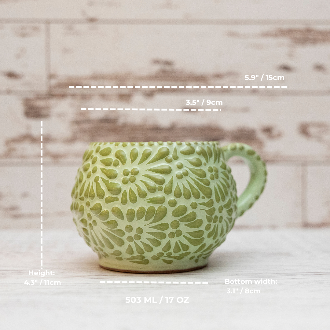 Mi Amor Just For You - Wholesale Coffee Mug - Green Tree -  Chocolatera5