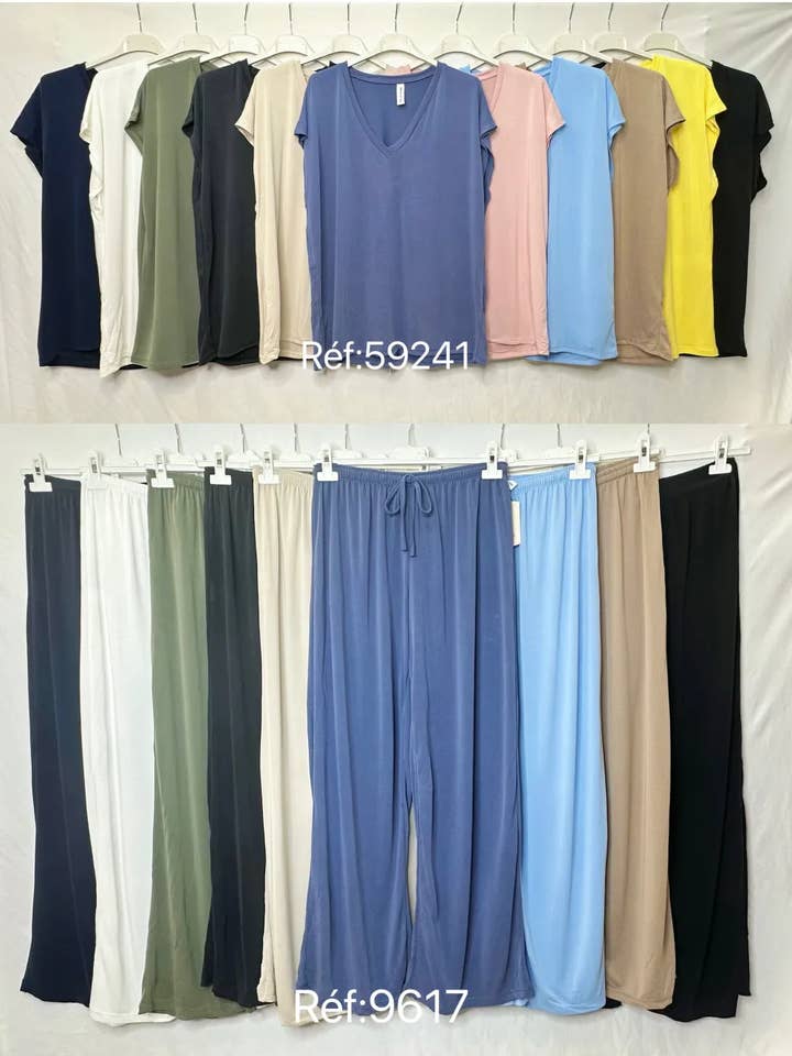 Mimi & Gogo - Wholesale Pants - Women's - Fluid Pants @9617_PaFluide7