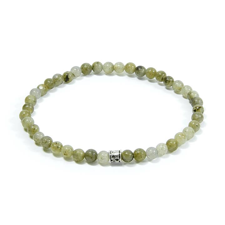 Labradorite Mini Bracelet - 4mm for wholesale by Jenson Natural Jewelry