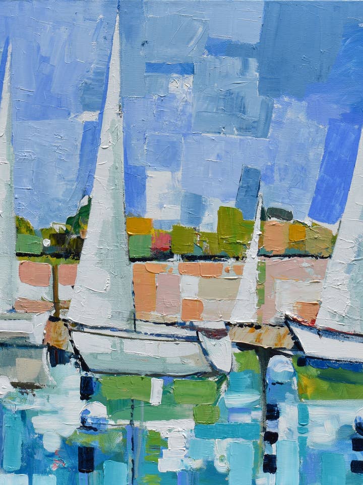 “Salty Sails” 8x10 Print for wholesale by The Painted Katie