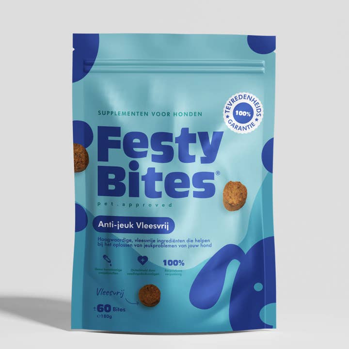 FestyBites® Anti-jeuk Vleesvrij voor wholesale door FestyBites