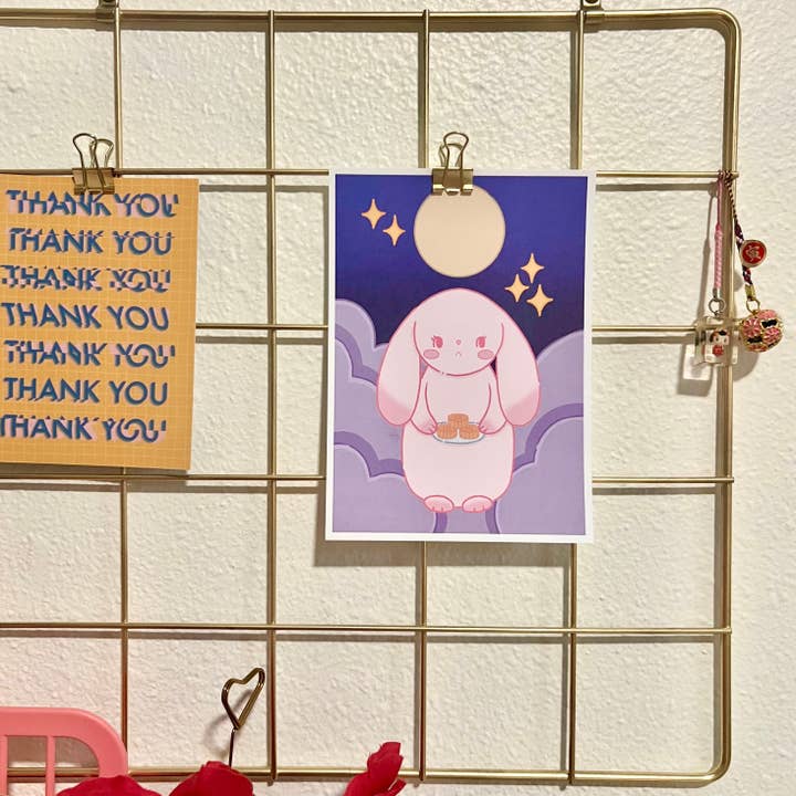 impression de gâteau de lune pour la vente par GLTCHGIRL