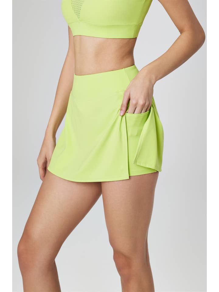 91thelabel - Wholesale Skort - Women's - Vida Active Slit Mini Skirt1