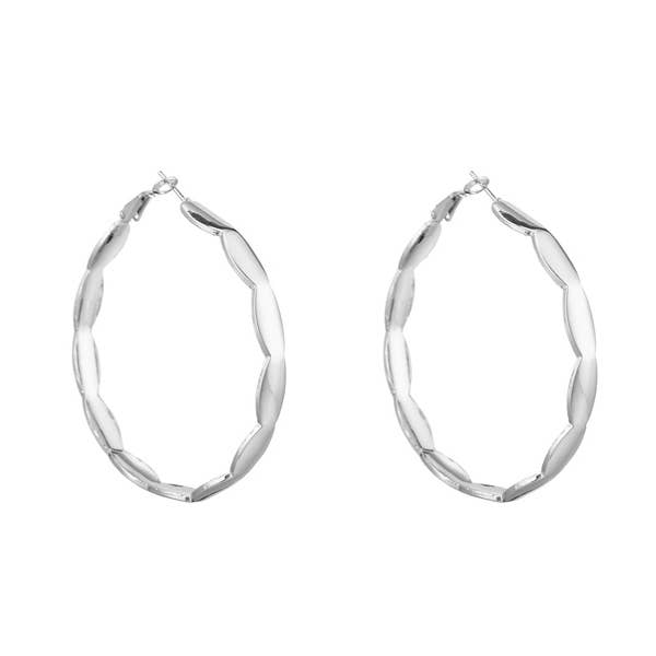 Nima Accessories Inc - Wholesale Oorringen - Modieuze metalen oorring voor dames, groot formaat2