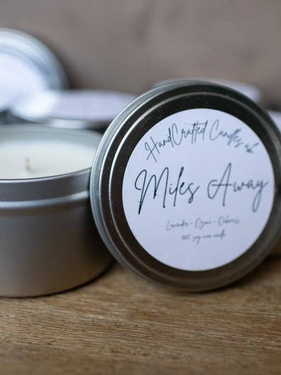 Miles væk Tin for engroshandel hos HandCrafted Candles ab