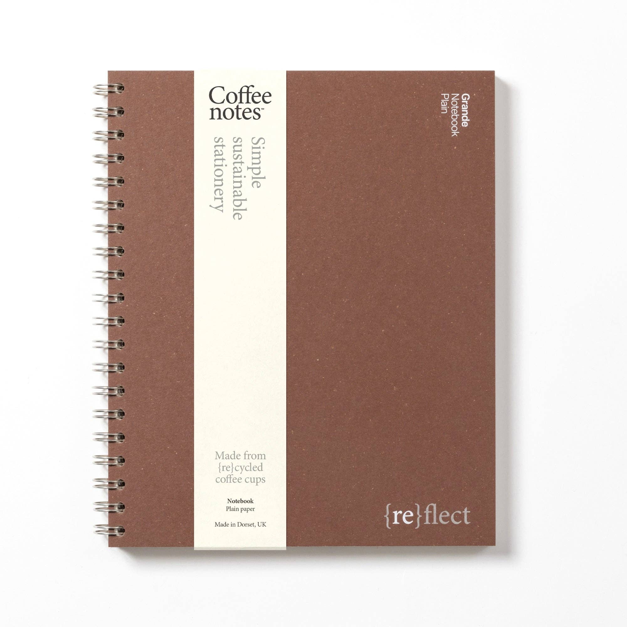 Coffeenotes – wholesale Notebook – Ale Wirebound Notebook (Plain)3