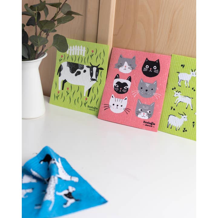 Danica Brands - Wholesale Dishcloth - Cats Meow Swedish Dishcloth3