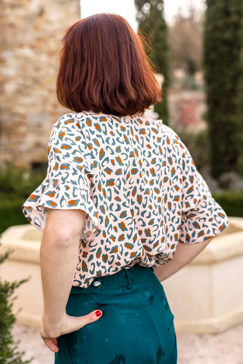 Eglantine et Zoé - Wholesale Fabric - Eucalyptus Green Bagheera Viscose Fabric9