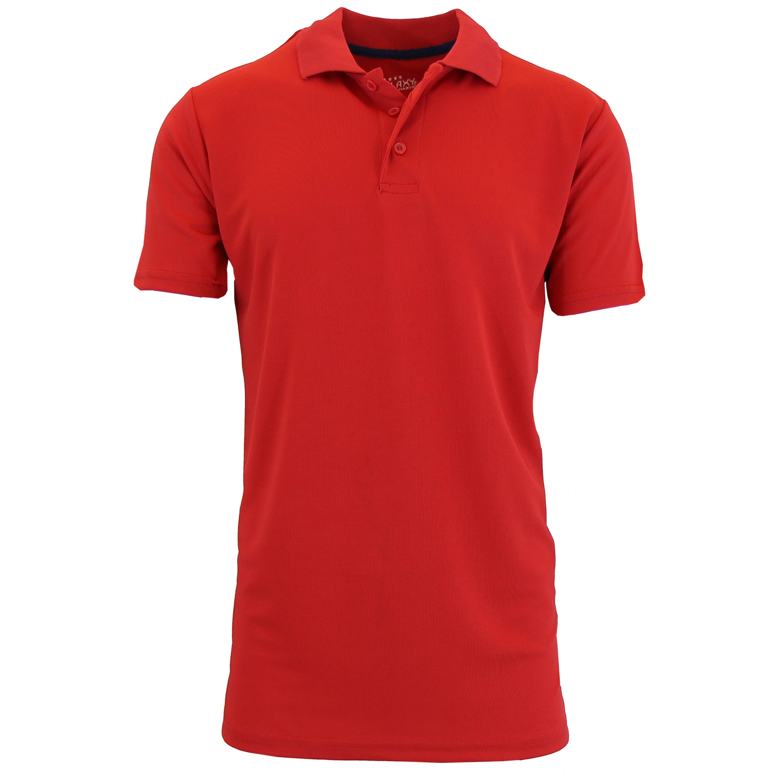 Galaxy By Harvic - Wholesale Polo - Men's - Men's Moisture Wicking Polo Shirt0