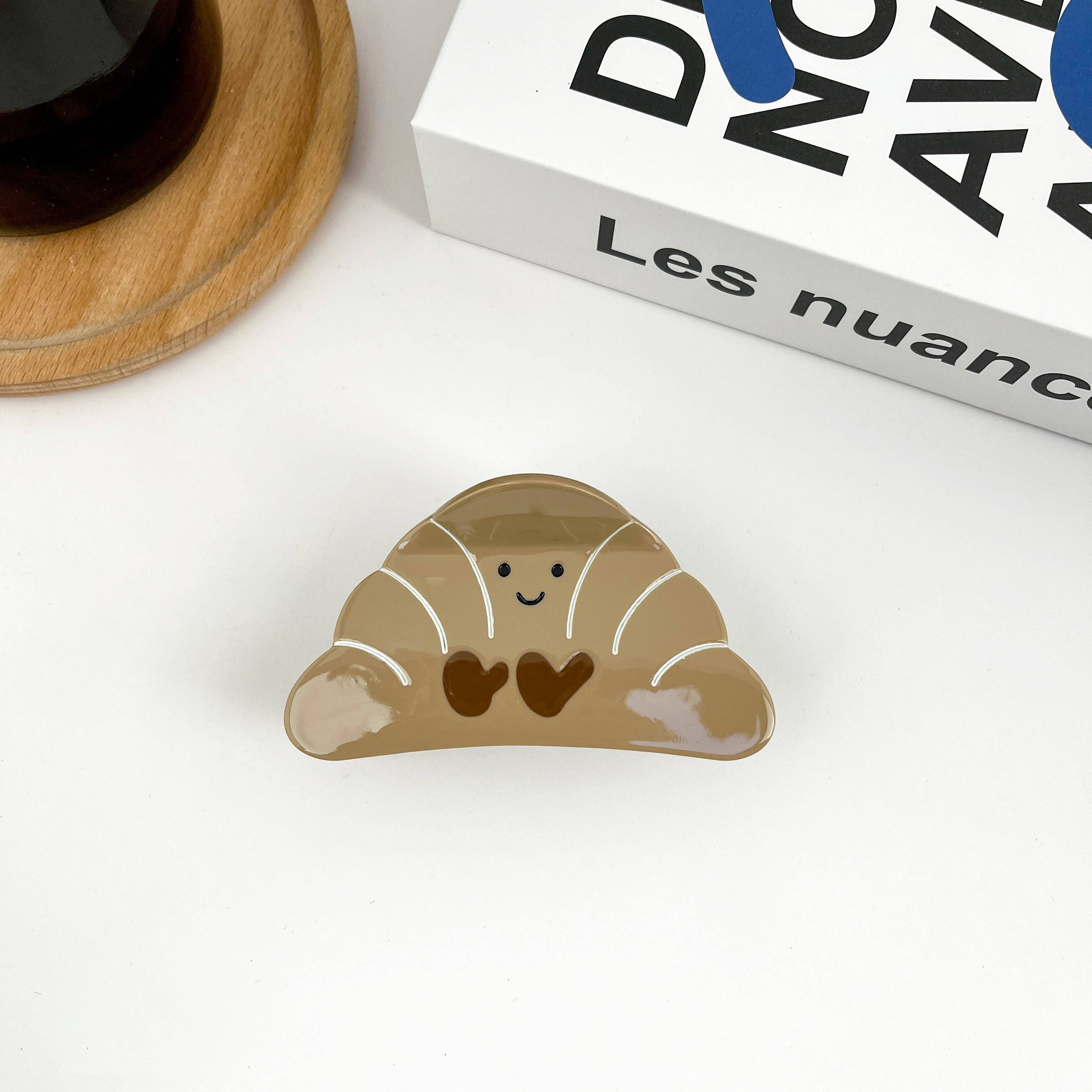 TheDivaSoap - Wholesale Hair Clip - Women's - Funny Bread Hair Clip, Acetate Claw Clip2