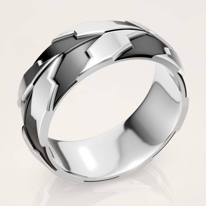 Valerian Band Ring - Sterling Silver for wholesale by RUSBARON