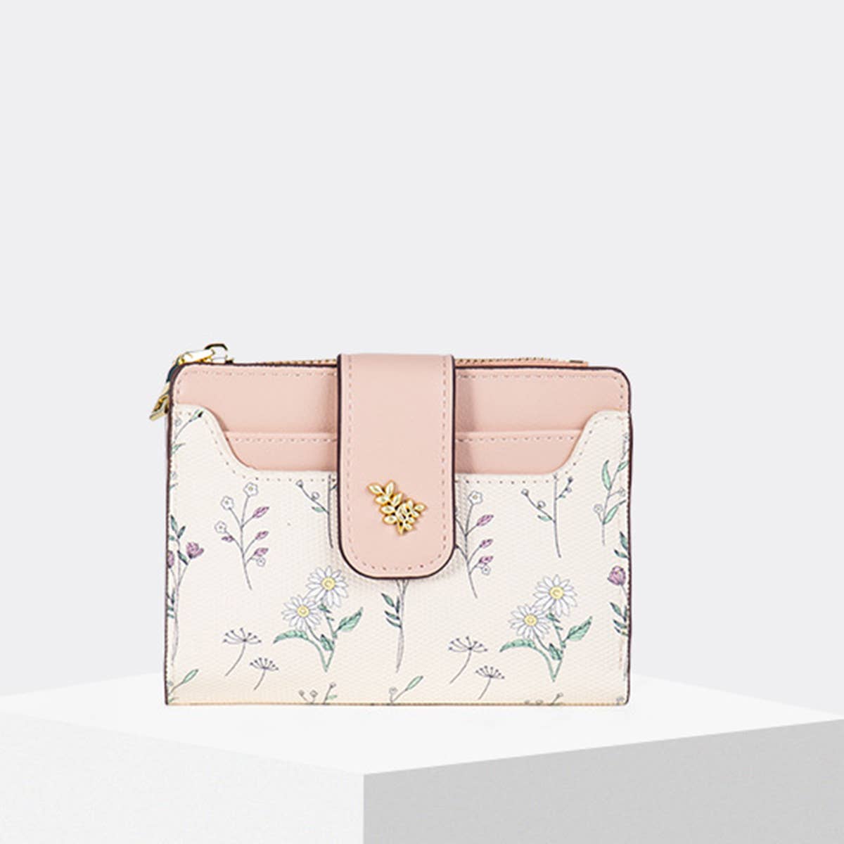 ACCITY - Wholesale Wallet - Women's - CONTRAST COLOR EXQUISITE SHORT WALLET_CWAB25582