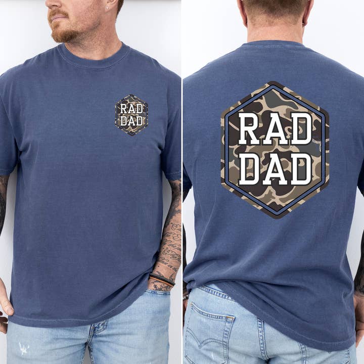 Refinery Number One LLC - Wholesale T-Shirt (Graphic) - Unisex - Rad Dad, Camo, Camouflage, Father's Day, Husband T-Shirt2