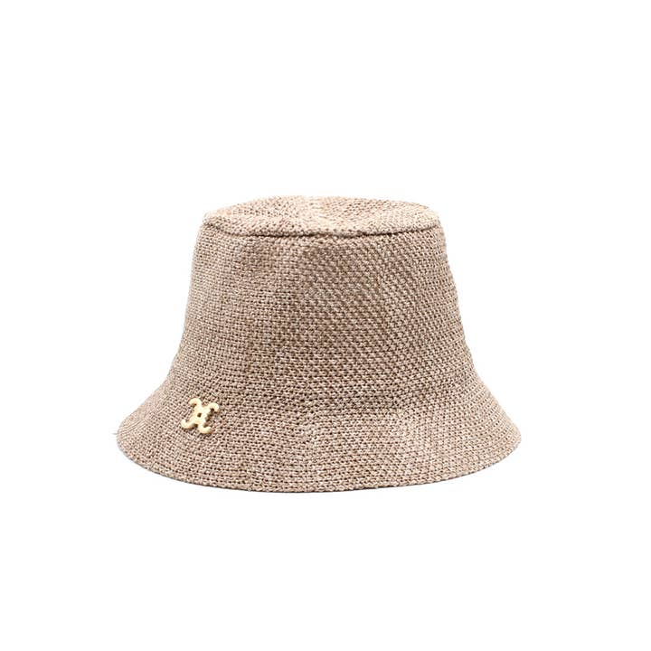 Bob avec petit logo CC métallique – Matière estivale pour la vente par Vimoda