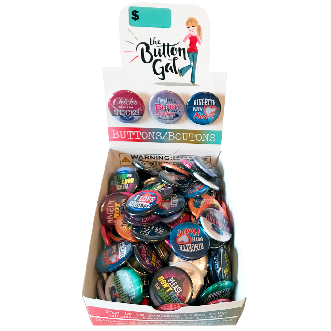 The Button Gal - Wholesale Lapel Pin/Button - Winter Sports - 1.25" Custom Pinback Buttons8