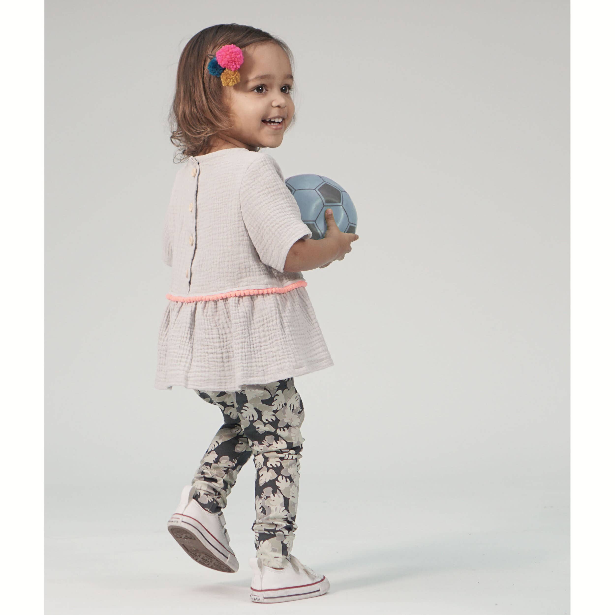 Pattern Paper Scissors – wholesale Surface pattern design – Kids Indi Woven Tunic Dress Sewing Pattern6